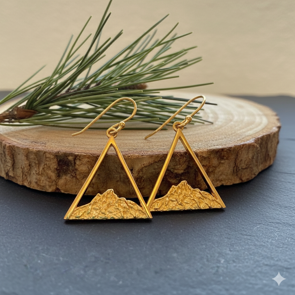 Sawtooth Mountains Earrings